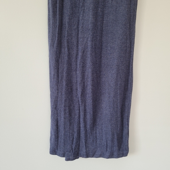 GEORGE Sleeveless Navy High Neck Midi Knit Sweater Mini A-Line Dress - Picture 7 of 9